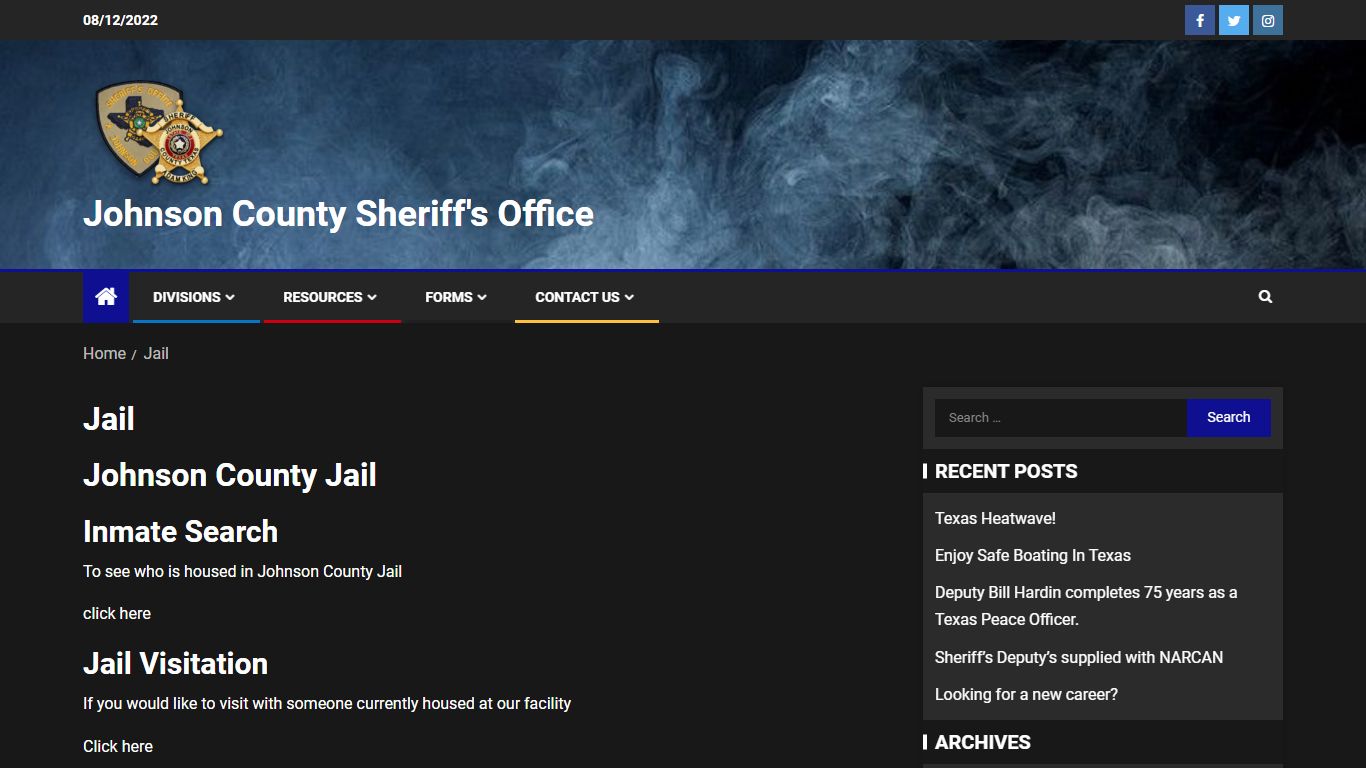 Jail Information - Johnson County Sheriff's Office